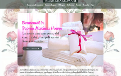 Nuovo sito web per Peonia Maxima House